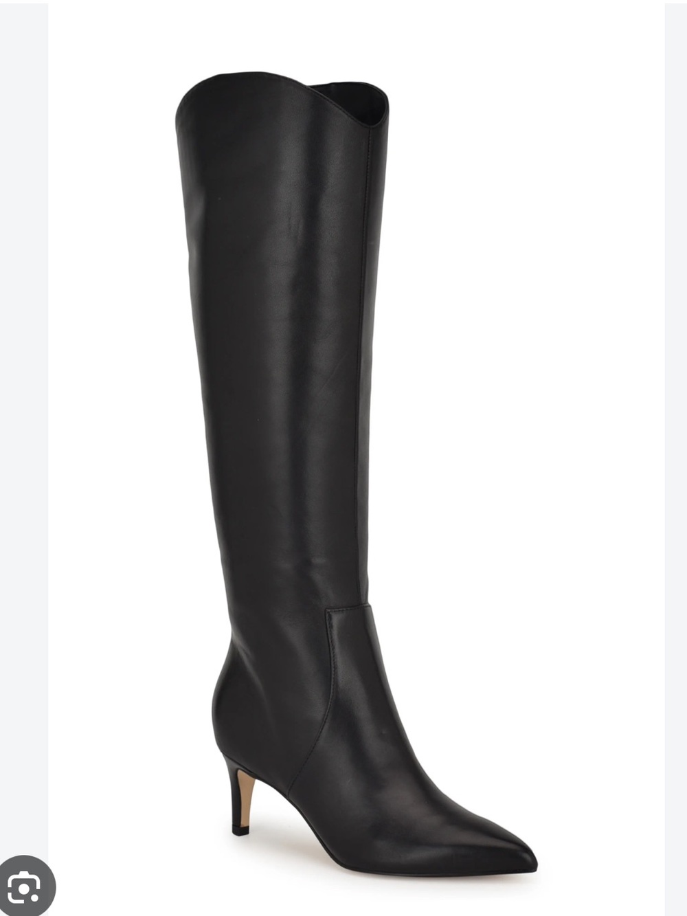 Nine West Black Over-the-Knee Pointed Toe Boot